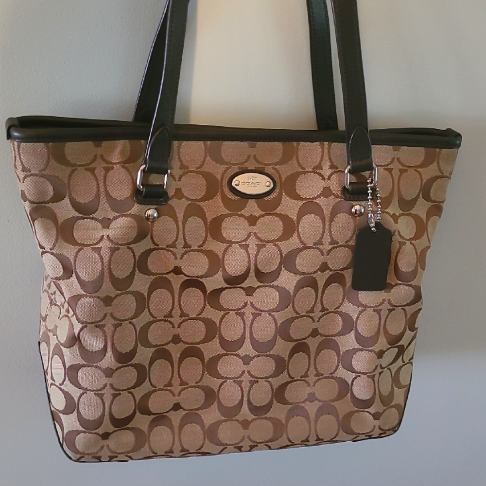 Vintage Coach Signature Tote